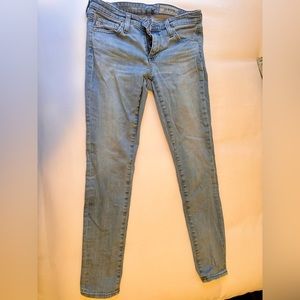 AG Skinny ankle light wash jeans sz 26